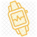 Smartwatch Duotone Liniensymbol Icon