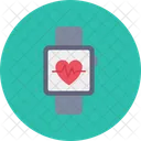 Wrist Watch Heart Icon