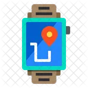 Smartwatch Pin Standorte Symbol