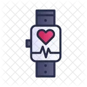 Smartwatch Uhr Gesundheitswesen Symbol