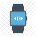 Smartwatch Music Gadget Icon