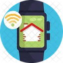 Smart Home Smartwatch Technology Icon