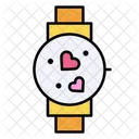 Smartwatch Time Heart Icon