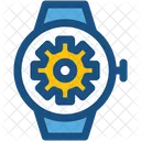 Smartwatch Wristwatch Cogs Icon