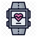 Smartwatch Heart Notification Icon