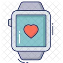 Smart Watch Heart Rate Device Icon
