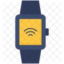 Smartwatch Uhr WLAN Signal Symbol