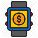 Smartwatch Pay Clock Icon