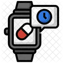 Smartwatch Drug Time Riminder Drug Time Icon