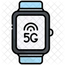 Smartwatch 5 G Internet Icon
