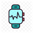 Smartwatch Pulse Monitoring Smart Icon