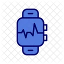 Smartwatch Pulse Monitoring Smart Icon