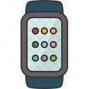 Smartwatch Wristwatch Monitoring Icon