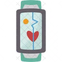 Smartwatch Tracker Heartrate Icon