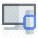 Smartwatch and monitor  Icon