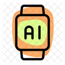 Smartwatch Artificial Intelligence  Icon