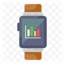 Smartwatch Analytics Smartwatch Chart Smartwatch Graph Icon