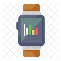 Smartwatch-Diagramm  Symbol