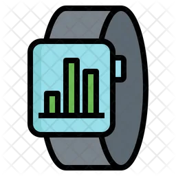 Smartwatch  chart  Icon