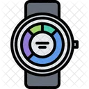 Smartwatch Chart Monitoring  Icon