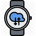 Smartwatch Cloud Data Exchange  Icon