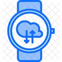 Smartwatch Cloud Data Exchange Cloud Data Exchange Smartwatch Icon