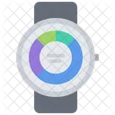 Smartwatch-Diagrammüberwachung  Symbol