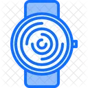 Smartwatch Graph Monitoring Smartwatch Smartwatch Chart Monitoring Icon