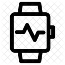 Smartwatch-Herzfrequenz  Symbol