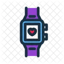 Smartwatch Health Pulse Icon
