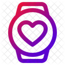 Smartwatch Heart Fitness App Icon