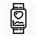 Smartwatch Heart Wearable Icon