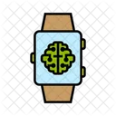 Reloj inteligente con inteligencia artificial  Icono