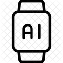 Reloj inteligente con inteligencia artificial  Icono
