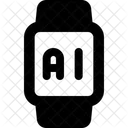 Reloj inteligente con inteligencia artificial  Icono