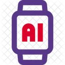 Reloj inteligente con inteligencia artificial  Icono