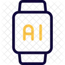 Reloj inteligente con inteligencia artificial  Icono
