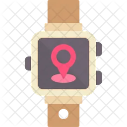 Smartwatch Location  Icon