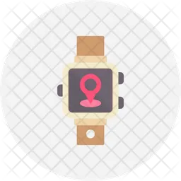 Smartwatch Location  Icon