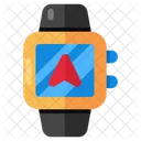 Smartwatch Location Smartband Wristwatch Icon