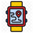 Smartwatch Map  Icon