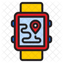 Smartwatch Map  Icon