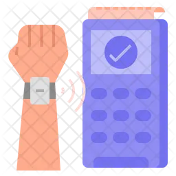 Smartwatch Payment  Icon