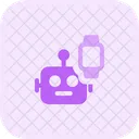 Smartwatch-Roboter  Symbol