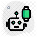 Smartwatch-Roboter  Symbol