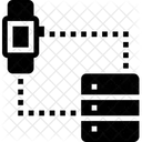 Smartwatch Server Verbindung Symbol