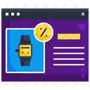 Smartwatch Shopping  Icon