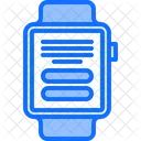 Smartwatch Text Button Smartwatch Text Smartwatch Icon