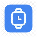 Smartwatch Uhrzeit Uhrzeit Datum Symbol