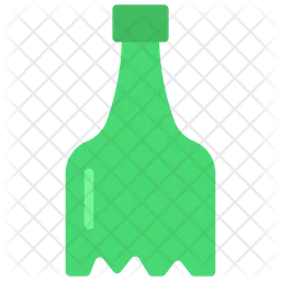 Smashed Bottle  Icon